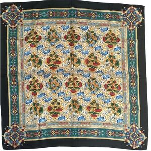 Vintage Elegant Multicolor Patterned Scarf Unisex